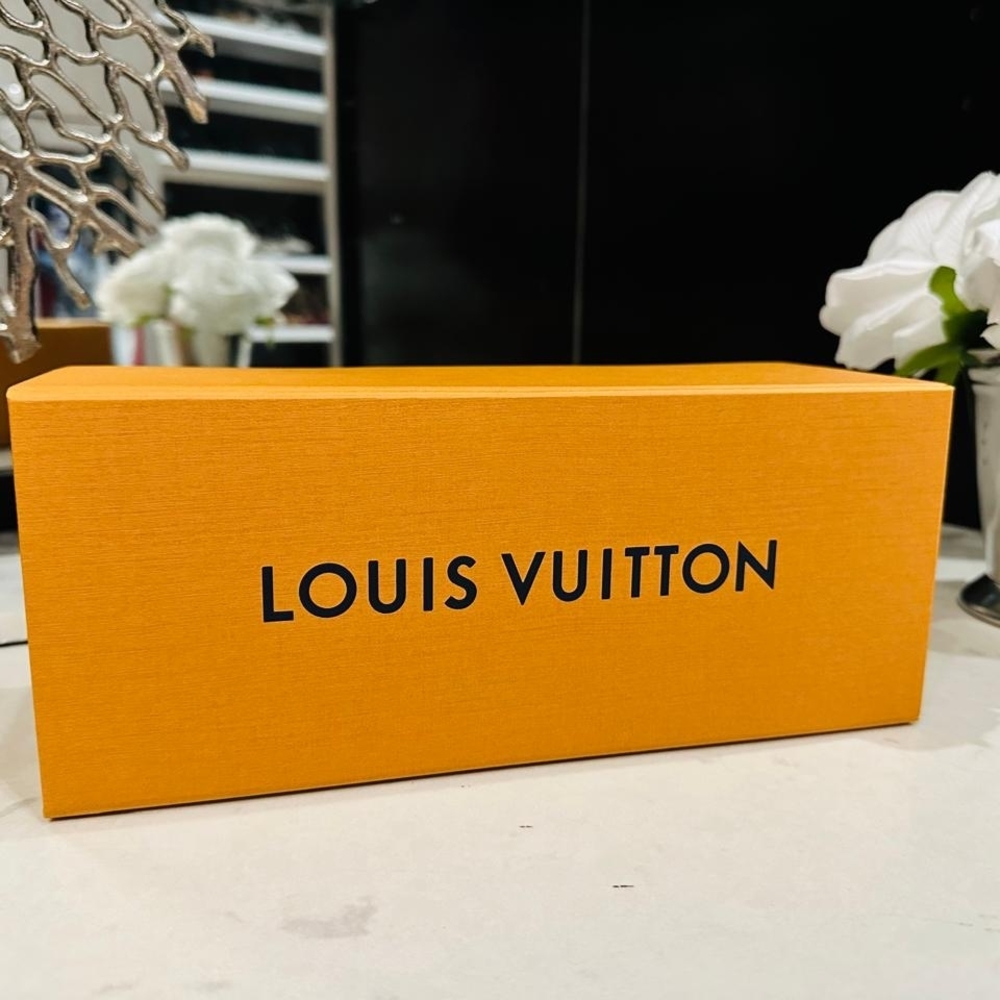 Empty Box Louis Vuitton Orange Logo Box
